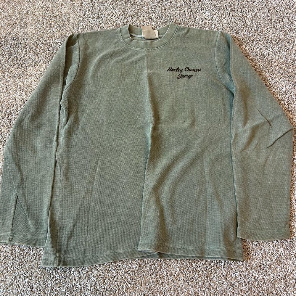 Harley-Davidson Green Long Sleeve Tee
